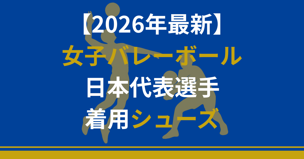 2026年　女子バレーボール　日本代表　シューズ　ミズノ　最新