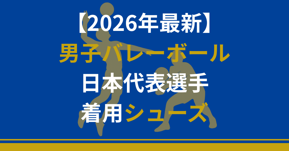 男子バレー　日本代表　シューズ　2026　アシックス　モデル　髙橋藍　西田有志